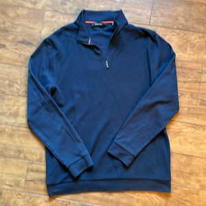 Bugatchi 3 quarter zip pull over sweatshirt- Size Large